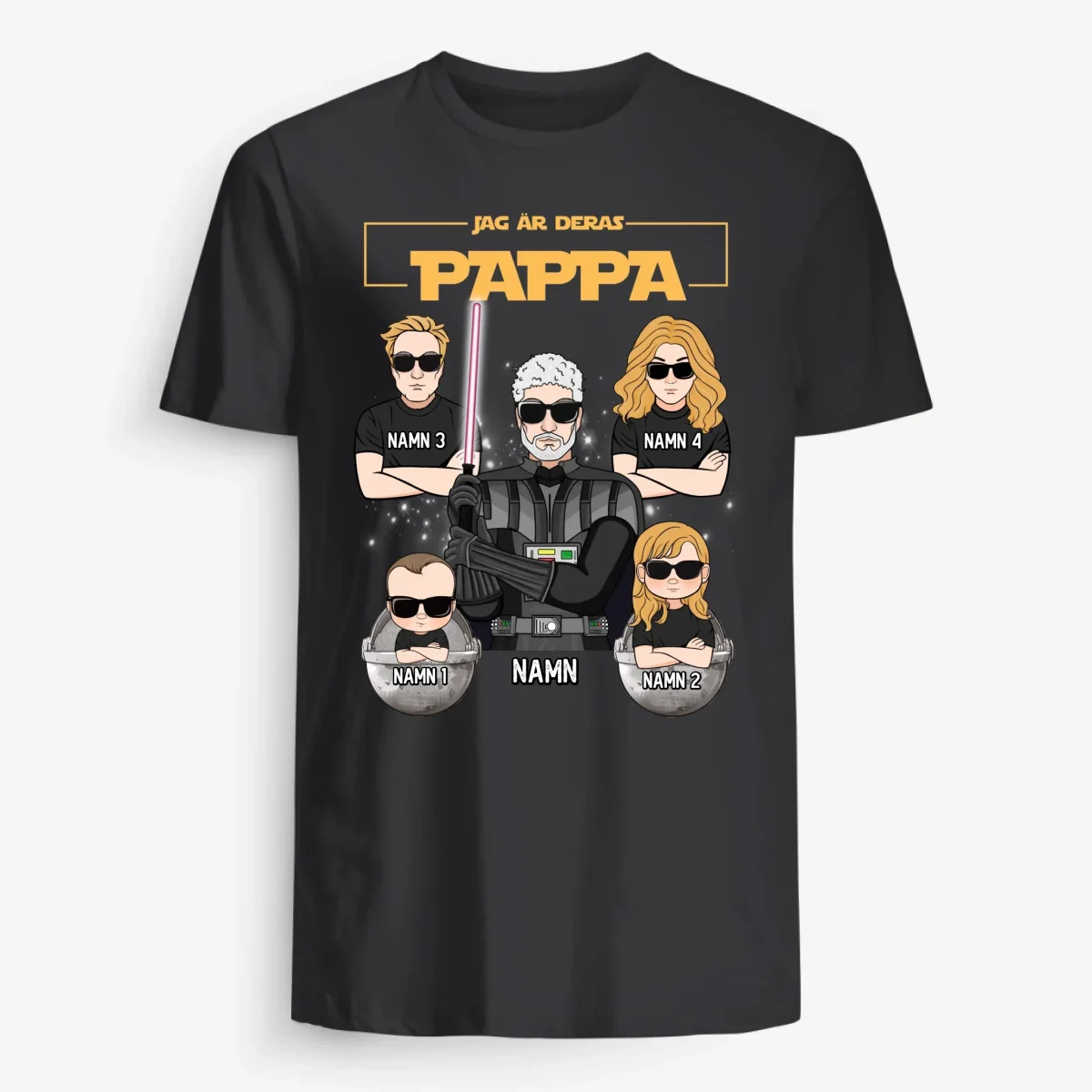 Jag Är Deras Pappa - Personlig T-shirt till Pappa